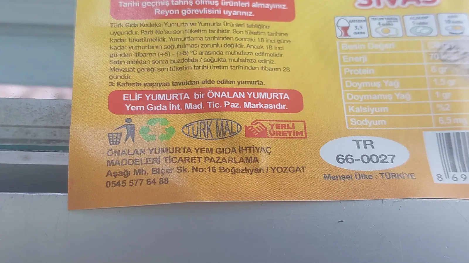 Sivas’ta bozuk yumurta satılıyor!
