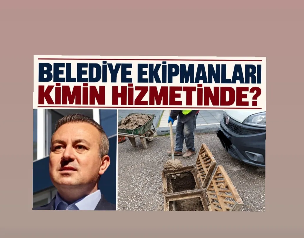Belediye ekipmanları kimin hizmetinde?